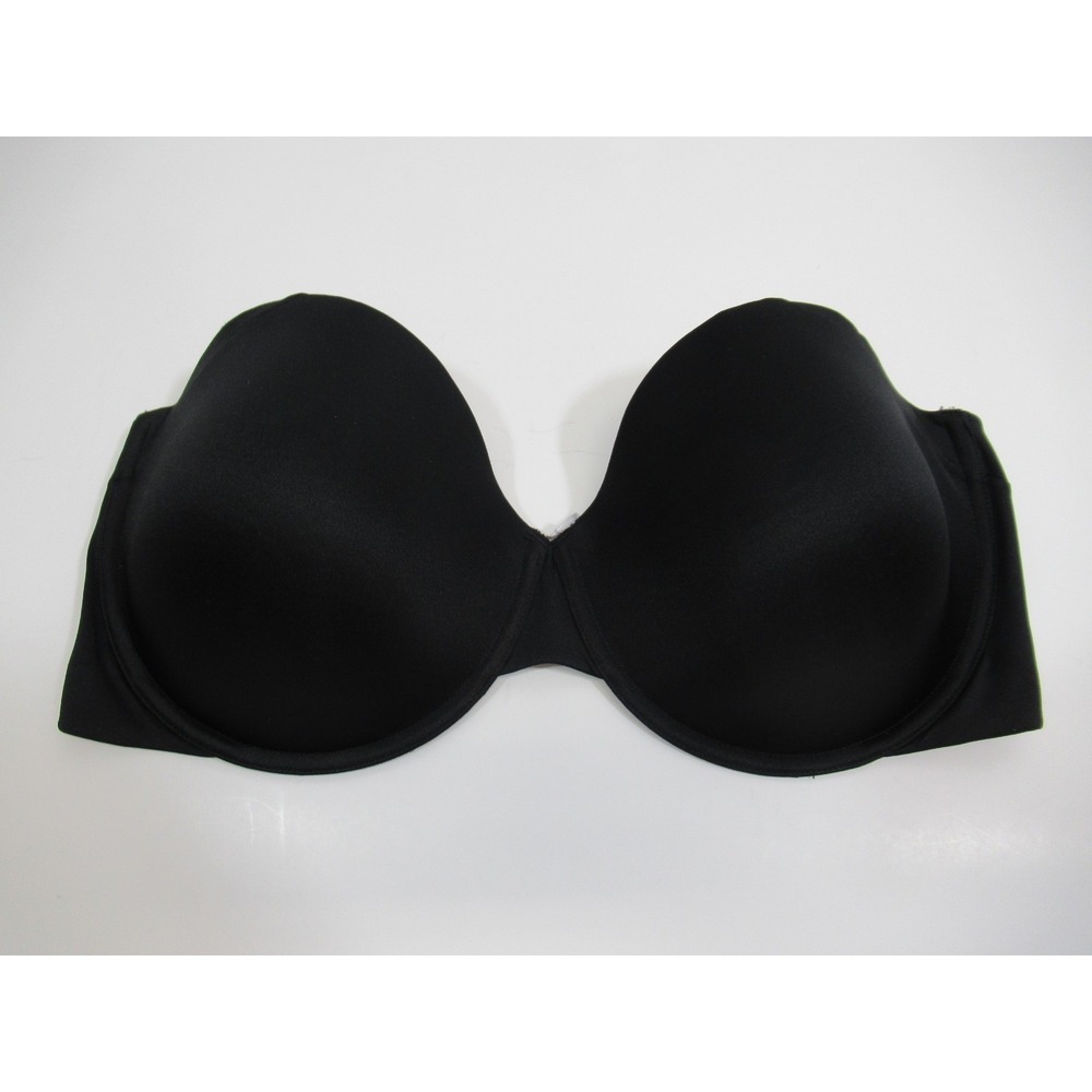 Maidenform Side Smoothing Strapless Bra 40DD Black Underwire se6900